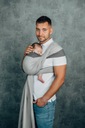 Плетеный шарф LennyLamb - Cool Grey 4,6 м.