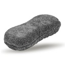 Двусторонняя губка из микрофибры для мытья автомобиля.