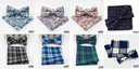 Мужской TIE и фиолетовый POCKET Square