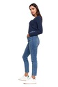 Женские джинсы SKIN JEANS с завышенной талией, обычные джинсовые брюки MORAJ, размер 44