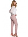 EU S K055 Hladké cigarové nohavice - špinavá ružová E Pohlavie Výrobok pre ženy