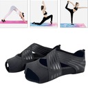 Protišmykové dámske baletné topánky na cvičenie jogy Pilates Grip Značka bez marki