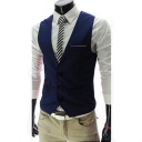 L/XL МУЖСКОЙ ЭЛЕГАНТНЫЙ КЛАССИЧЕСКИЙ ЖИЛЕТ СПОРТИВНЫЙ КОСТЮМ SLIM CASUAL