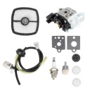 KIT GAZNIKOW SUBSTITUT CARBURATEUR VERS TRYMERA ECHO SRM-225 PAS-225 PE225photo 6