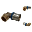 ЛОКОТЬ ZAPRAS PEX НИППЕЛЬ 16 X 1/2 GZ ЗАЖИМНОЙ 