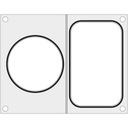 Форма для лотка без разделения + контейнер CAS CDS-01