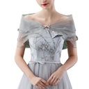 Женское элегантное платье-накидка, женская куртка из мягкого шифона для свадьбы