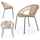 Стул в стиле бохо для гостиной BARI из натурального ротанга