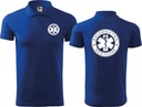 Pánske tričko Polo Záchranná zdravotná služba bavlna Dominujúci vzor print (potlač)