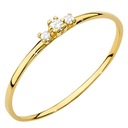 Золотое кольцо 333 с цирконами R.11