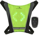 Светоотражающий светодиодный жилет-рубашка для бега на велосипеде USB IPX2 + ПУЛЬТ ДУ
