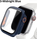 КОРПУС ДЛЯ APPLE WATCH 4/5/6/7/8/9 SE 44 мм/ 45 мм РАЗНЫЕ ЦВЕТА ЗАКАЛЕННОЕ СТЕКЛО