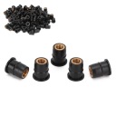100PCS NUT M6X0,8 MM MODIFICATION RUBBER FOR MOTORCYCLE FORWARD YX  photo 12