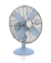 РЕТРО СИНИЙ ВЕНТИЛЯТОР 12 ДЮЙМОВ МОЩНЫЙ ЛЕБЕДЬ ОТЛИЧНАЯ ЦЕНА