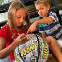 М'яч Ollyball для малювання та ігор в приміщенні та на вулиці, 33 см
