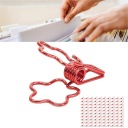 100pcs сплави в'яжуча квітка Форма Порожній Long Tail Мультфільм Металевий 7D купити з Польщі