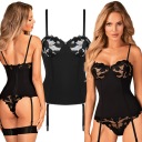 Сексуальный корсет без бретелек модный дизайн M/L черный