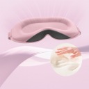 3D maska na spaní NASTAVITELNÁ, LEHKÁ, 100% ZATEMNĚNÁ, RŮŽOVÁ Barva růžová