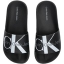 Calvin Klein Športové šľapky Bazén Pohodlné Čierne V3X0-1172999 veľ. 39 Dominujúca farba čierna
