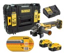 УГЛОВАЯ ШЛИФОВАЛЬНАЯ СТАНКА DEWALT DCG405P2 125 мм 18 В + ДИСКИ