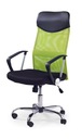 Fotel obrotowy krzesło biurowe Vire zielonie Szerokość mebla 61 cm