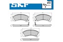 SKF BRZDOVÉ DOŠTIČKY CITROEN MITSUBISHI PEUGEOT C-CROSSER ECLIPSE FTO Strana krytu vlečená náprava