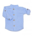 98 koszula muślinowa błękitna POLSKA podpinana Marka Royal Kids