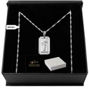 СЕРЕБРЯНАЯ ЦЕПЬ + МЕДАЛЬ БОЖЬЕЙ МАТЕРИ ОЖЕРЕЛЬЕ С КУЛОНОМ СЕРЕБРО 925 ПРОБЫ