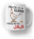 Кружка Работа как курятник Яйца Подарок на работу