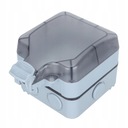 Наружная настенная розетка с одинарной вилкой IP66 15A