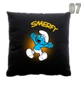 VANKÚŠ ČIERNY SMERFY THE SMURFS Druh zapínania zips