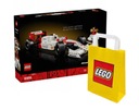 LEGO ICONS 10330 MCLAREN MP4/4 И АЙРТОН СЕННА LEGO БУМАЖНЫЙ ПАКЕТ СРЕДНИЙ