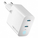 Сетевое зарядное устройство FAST USB-C типа C x 2 PD QC 3.0 40 Вт Power Delivery