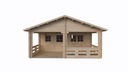 Dom drewniany – USZATKA C 595x941 56 m2 Kod producenta .