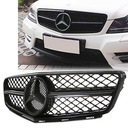 GRILL AMG STYL MERCEDES C KLASA W204 07-14 CZARNY POŁYSK