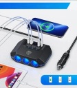 РОЗПОДІЛЮВАЧ АВТО ГНІЗДА ПРИКУРЮВАЧА 12-24V ГНІЗДО USB ТИПУ C  (18595032161) фото min 5