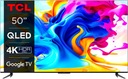 Telewizor TCL HDR PRO QLED 50&quot; 4K MEGA Kontrast GOOGLE WiFi Smart TV EAN (GTIN) 5901292519704