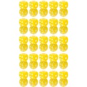 ZESTAW 25 KOSTEK K6 RPG KOŚĆ SZEŚCIOŚCIENNA ŻÓŁTA 1,6 CM