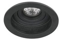 Черный круглый встраиваемый светильник Ibiza