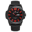 Мужские часы NAVIFORCE, кожаный ремешок, указатель даты