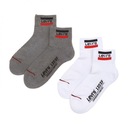 Levis Ponožky SPORTSWEAR 2ks/balenie 37159-0040/056/43/46 Strih Členkové ponožky