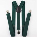 Подтяжки для брюк МУЖСКИЕ, зеленый/бутылочно-зеленый