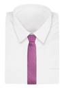 Розовый галстук Angelo di Monti (7см)