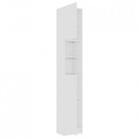 Kúpeľňová skrinka biela stojaca STĺpik REGÁL 190cm Farba nábytku biela