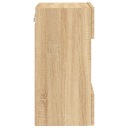 VIDAXL SCIENNA CASIER TV AVEC LED DAB SONOMA, 40X30X60,5 CMphoto 10