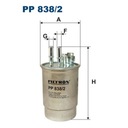 FILTRO COMBUSTIBLES FILTRON PP 838/2 