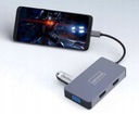 АДАПТЕР-ХАБ 5 В 1 USB-C 2x HDMI 4K/VGA/USB 3.0/PD ZW