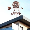 Винтажный лопастной указатель направления ветра для крепления на крыше