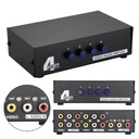 SWITCH 4IN1 AV RCA CHINCH 4x разветвитель АДАПТЕР