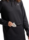 Mikina Burton Oak Long Pullover - True Black Dominujúci vzor bez vzoru